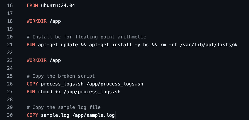 Dockerfile 文件缺失